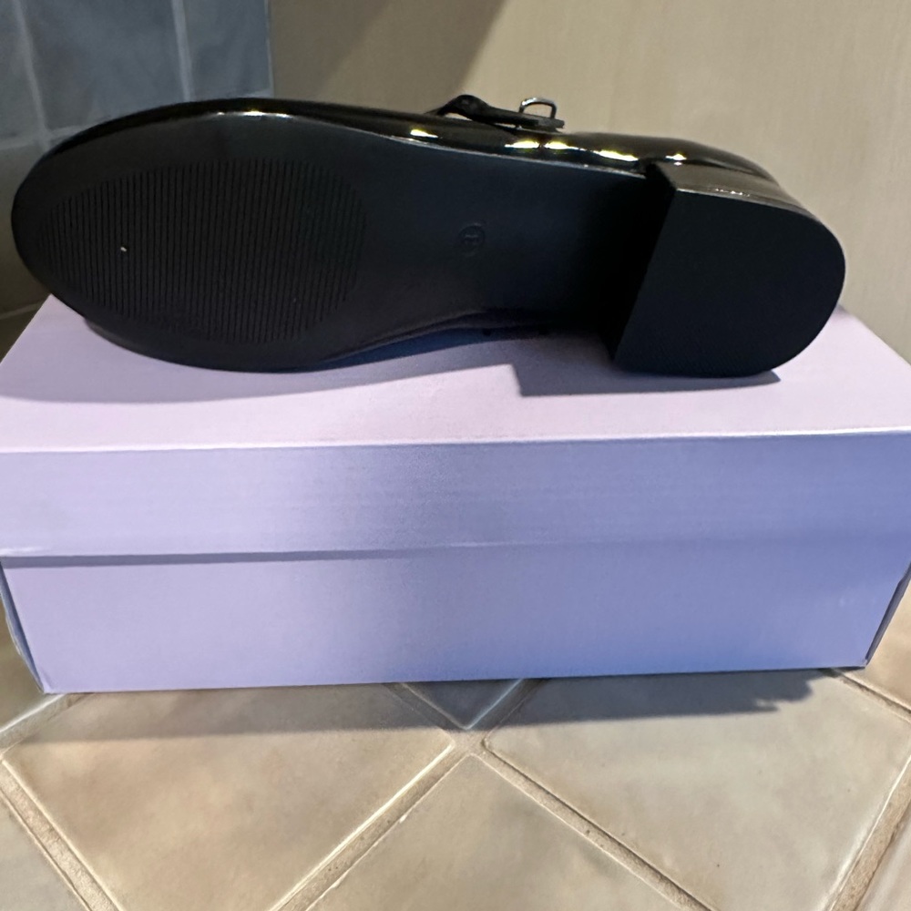 Madden Girl Black Mary Jane Flats - Picture 2 of 7